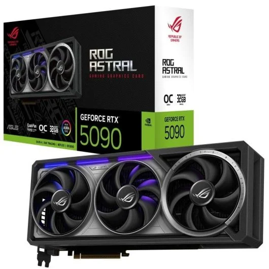 Tarjeta Gráfica ASUS ROG Astral GeForce RTX 5090 OC 32GB GDDR7 Reflex 2 RTX AI DLSS4